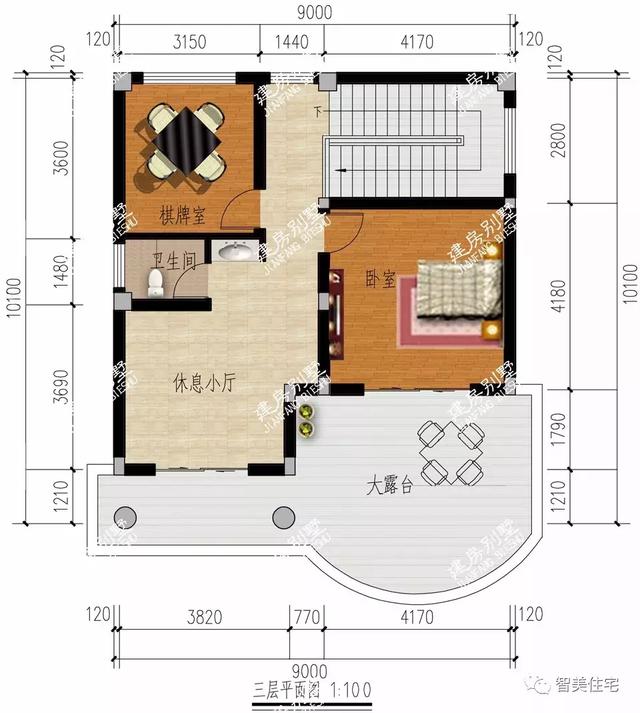 2套帶架空層設(shè)計(jì)的四層別墅自建樓房設(shè)計(jì)圖，村里蓋上羨慕死鄰居