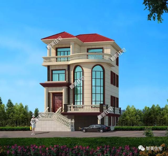 2套帶架空層設(shè)計(jì)的四層別墅自建樓房設(shè)計(jì)圖，村里蓋上羨慕死鄰居