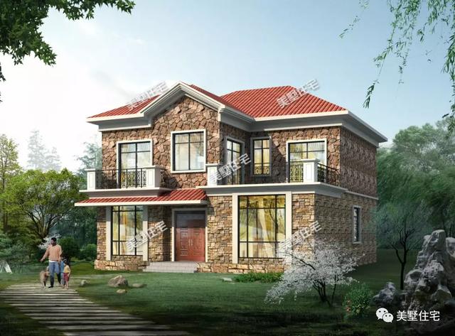 5套預算30萬內(nèi)的小洋樓自建圖，趁著秋高氣爽建房啦