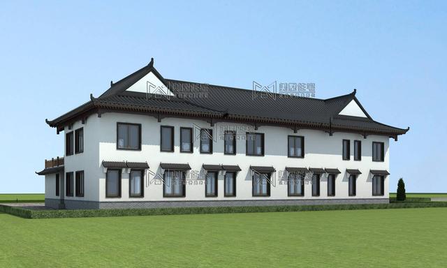 湖南100萬建成兩層仿古中式別墅，建完效果太震撼了