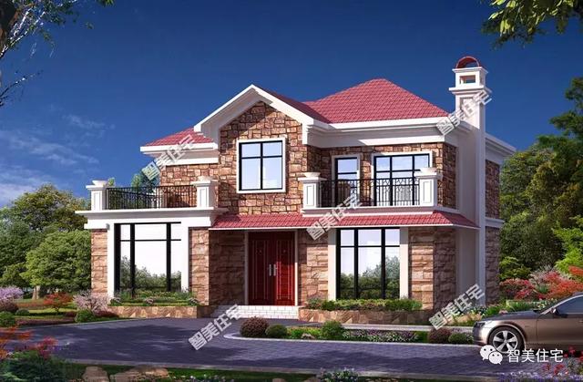 全網(wǎng)最美小洋房設(shè)計效果圖及戶型圖，忍不住多看幾眼