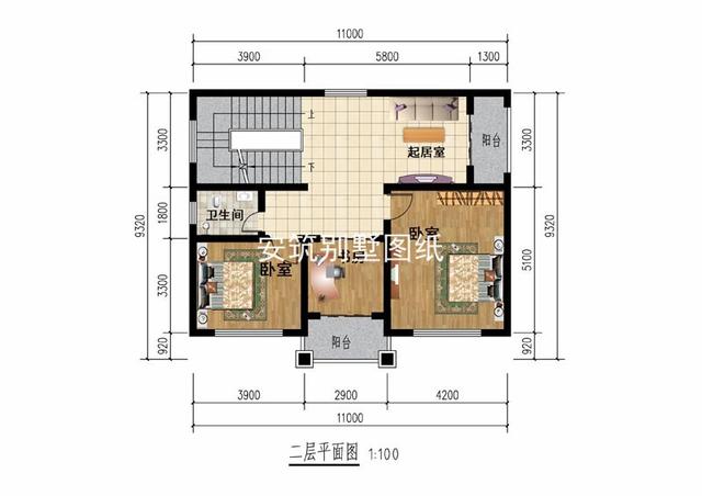 新中式帶露臺農村房子設計圖，高逼格的外觀