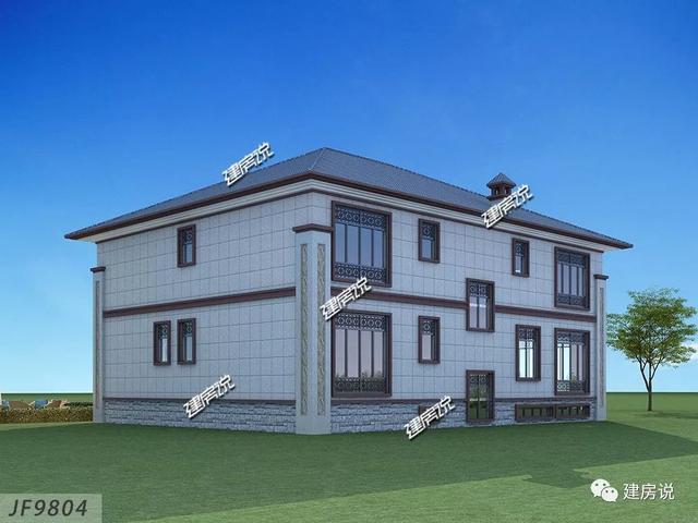 新二層中式別墅都帶電梯啦（附戶型圖），很有豪宅范兒