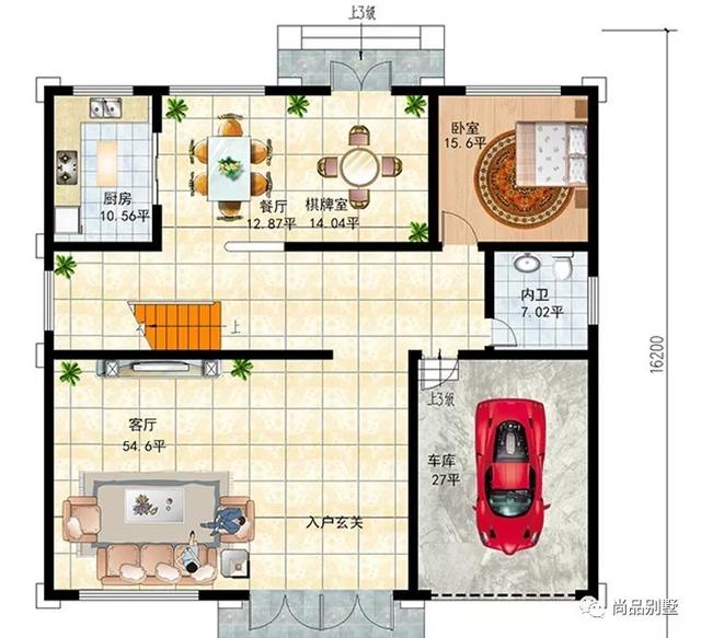 挑空客廳歐式高端三層樓房設(shè)計(jì)戶型，建好想不漂亮都難了，8室3廳