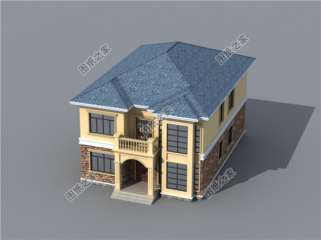 160平方米經(jīng)典鄉(xiāng)村二層房屋設(shè)計(jì)圖紙