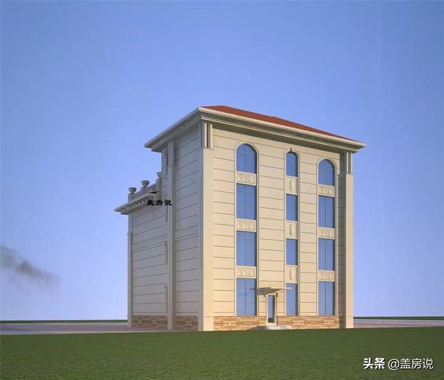 福建四層歐式別墅設(shè)計(jì)，建好你就是村里的土豪