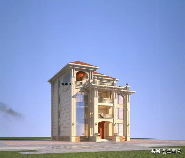 福建四層歐式別墅設(shè)計(jì)，建好你就是村里的土豪