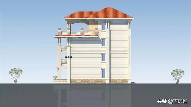 福建四層歐式別墅設(shè)計(jì)，建好你就是村里的土豪
