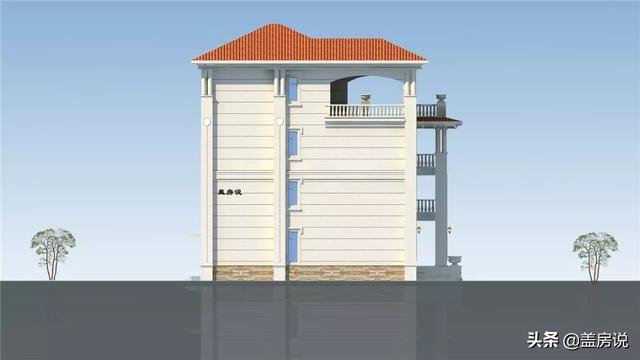 福建四層歐式別墅設(shè)計(jì)，建好你就是村里的土豪