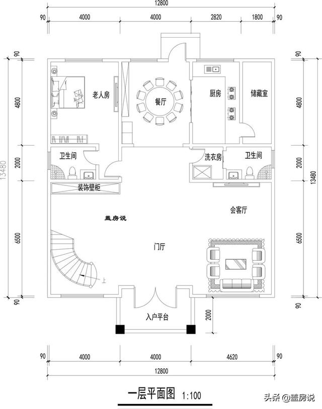 福建四層歐式別墅設(shè)計(jì)，建好你就是村里的土豪