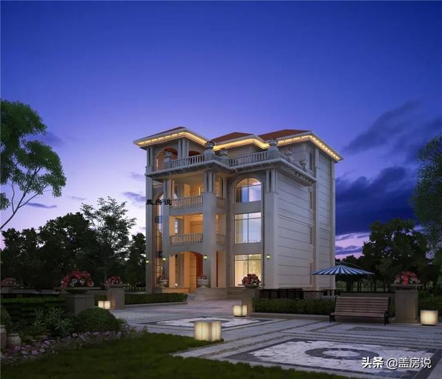 福建四層歐式別墅設(shè)計(jì)，建好你就是村里的土豪