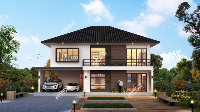 等宅基地批下來，就建一棟帶小院的小別墅