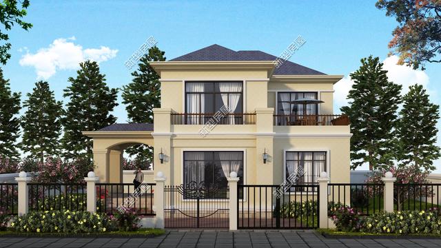 等宅基地批下來，就建一棟帶小院的小別墅