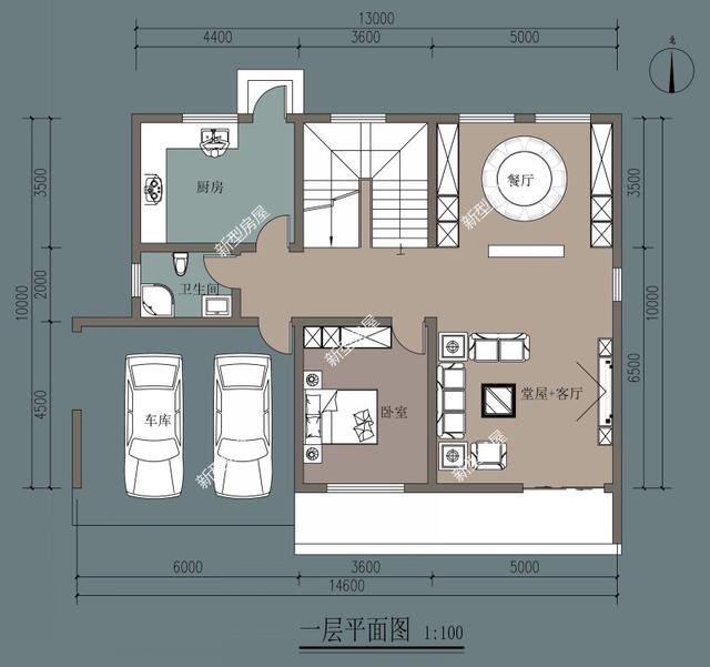 等宅基地批下來，就建一棟帶小院的小別墅