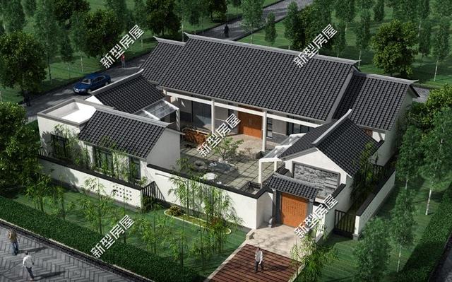 等宅基地批下來，就建一棟帶小院的小別墅