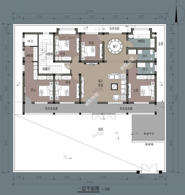 等宅基地批下來，就建一棟帶小院的小別墅