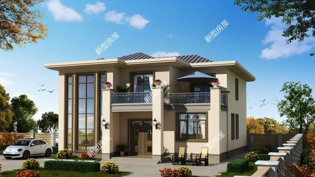 等宅基地批下來，就建一棟帶小院的小別墅