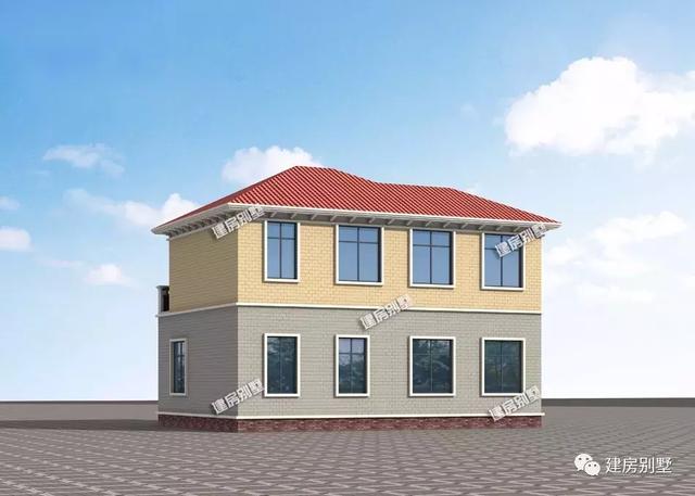 面寬13米左右的兩棟自建房戶型，回老家給父母建一棟吧