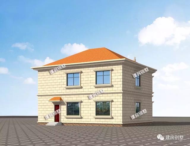 面寬13米左右的兩棟自建房戶型，回老家給父母建一棟吧