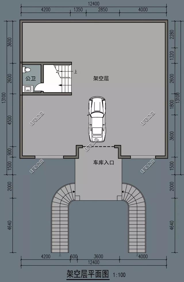 8套首層架空的別墅設(shè)計(jì)圖？喜歡架空的趕快收藏