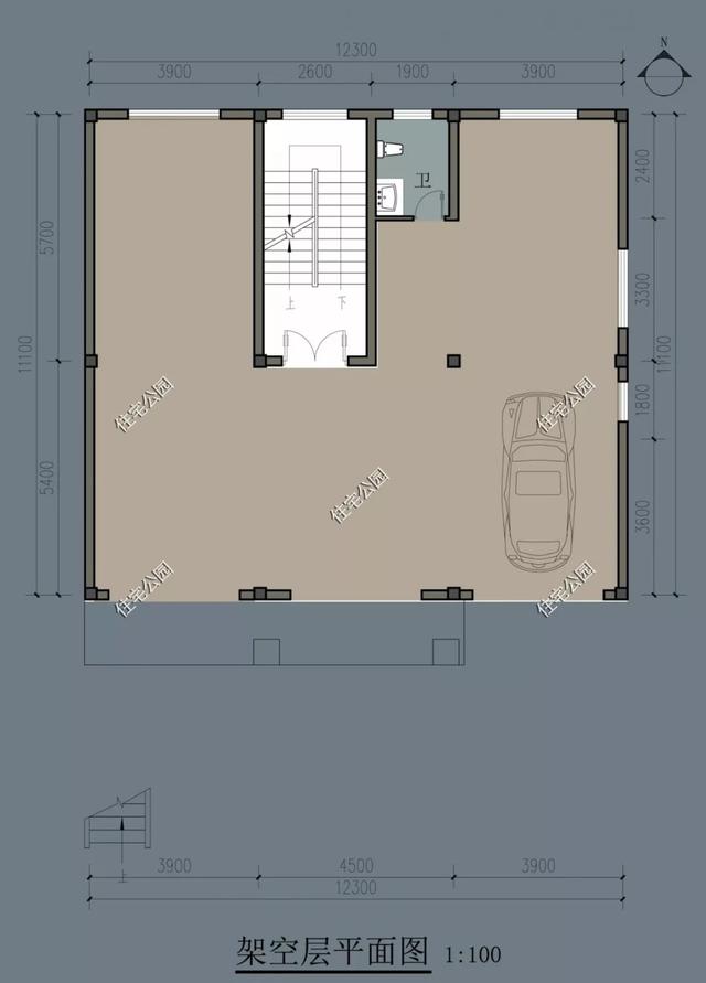 8套首層架空的別墅設(shè)計(jì)圖？喜歡架空的趕快收藏