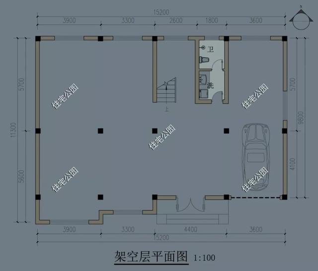 8套首層架空的別墅設(shè)計(jì)圖？喜歡架空的趕快收藏
