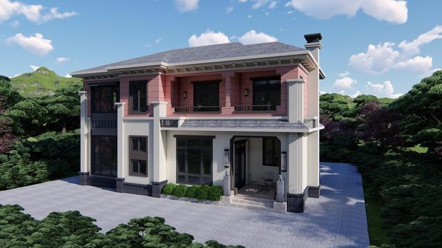 75萬自建最美二層別墅別墅，343㎡6室1廳