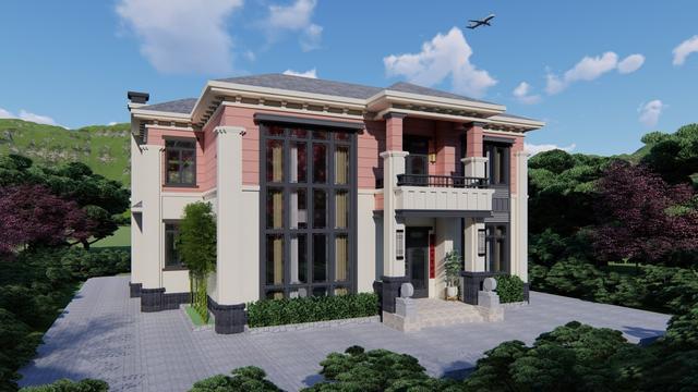 75萬自建最美二層別墅別墅，343㎡6室1廳