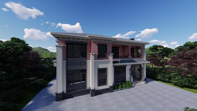 75萬自建最美二層別墅別墅，343㎡6室1廳