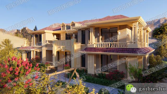 開(kāi)間25米超豪華二層別墅實(shí)拍圖，土豪才能建得起