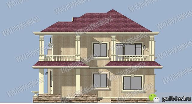 開(kāi)間25米超豪華二層別墅實(shí)拍圖，土豪才能建得起