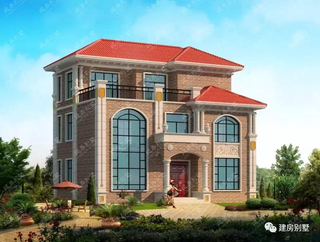 2棟寬13米多的農(nóng)村自建房戶型，住進新別墅心情好