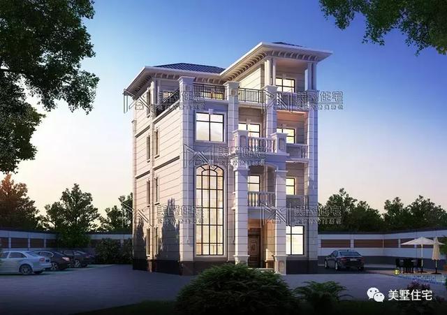 開間9.6米照樣建大別墅（含戶型），健身房、KTV都有，驚艷全村