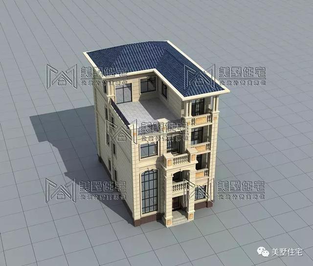 開間9.6米照樣建大別墅（含戶型），健身房、KTV都有，驚艷全村