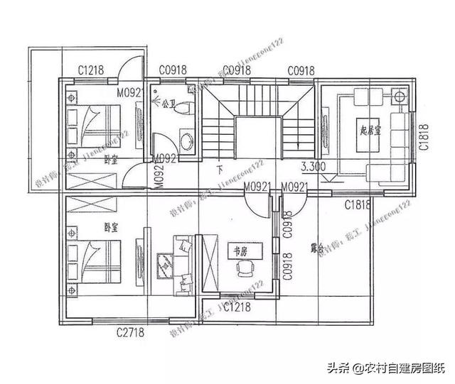 8款小戶型二層小洋樓別墅圖，主體15萬起，人人建的起