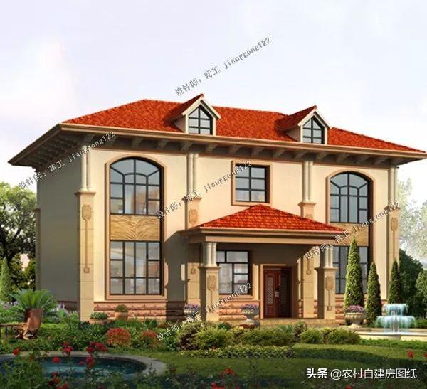 8款小戶型二層小洋樓別墅圖，主體15萬起，人人建的起