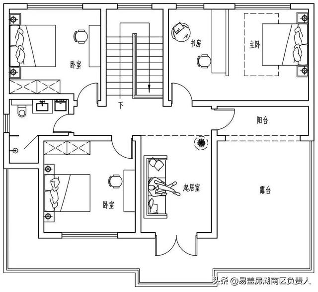 250平新中式別墅方案，有宅有院有車庫