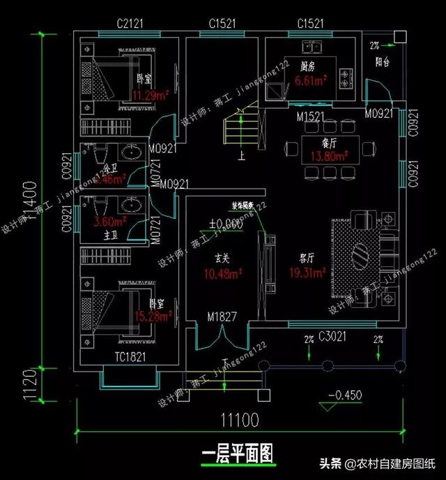 7款帶院子的二層別墅方案，庭院花池涼亭一個(gè)都不能少