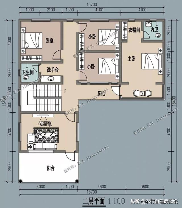 7款帶院子的二層別墅方案，庭院花池涼亭一個(gè)都不能少
