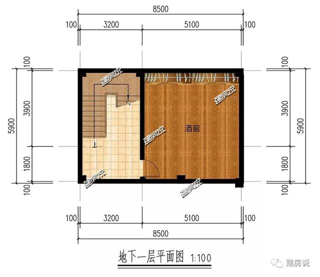 面寬12米的復(fù)式樓設(shè)計(jì)圖，挑空大客廳