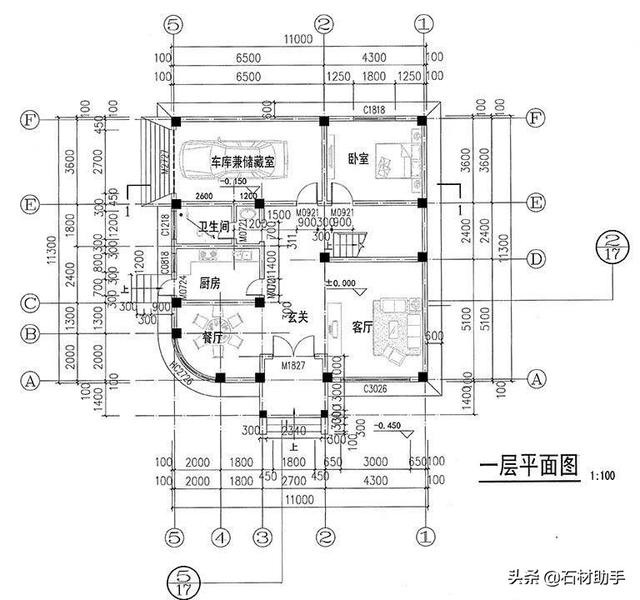 6款120平方農(nóng)村別墅戶型，2、3層的都有