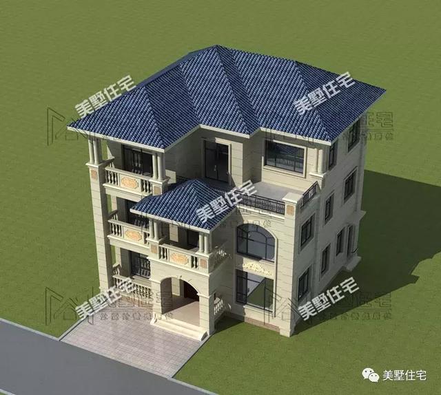 占地125平的七居室3層豪宅設計圖，人多也夠住