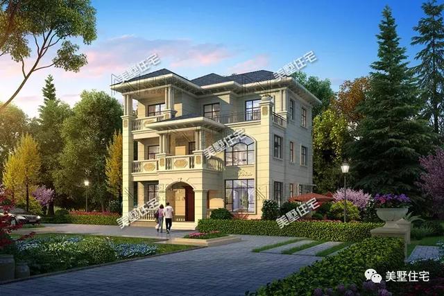 占地125平的七居室3層豪宅設計圖，人多也夠住