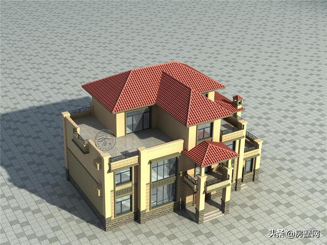 層次感超好的三層歐式別墅設(shè)計(jì)戶(hù)，多種戶(hù)型可選擇