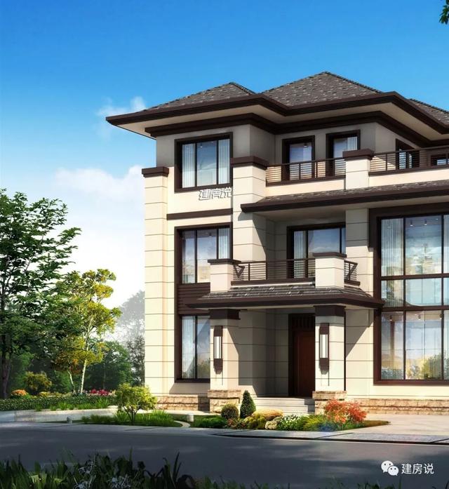 面寬12米的新中式復(fù)式樓誰圖，低調(diào)奢華有內(nèi)涵