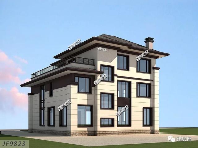 面寬12米的新中式復(fù)式樓誰圖，低調(diào)奢華有內(nèi)涵