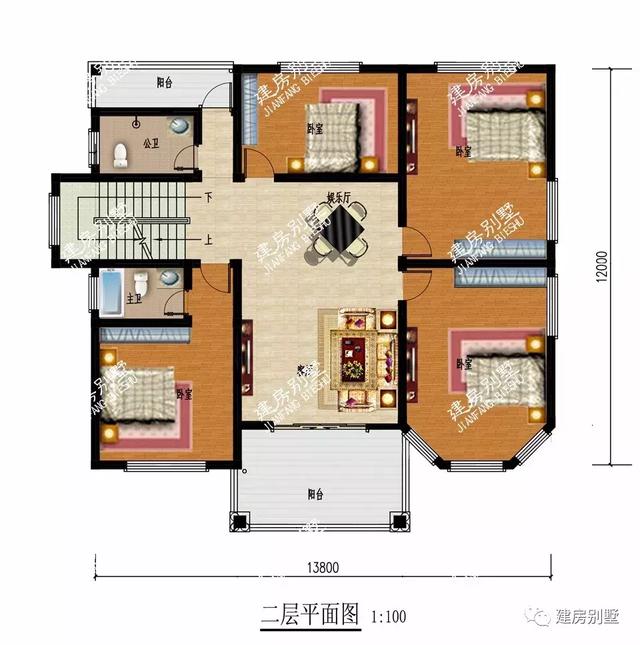 帶大堂屋和涼亭設(shè)計(jì)的農(nóng)村自建房圖，豪宅標(biāo)準(zhǔn)設(shè)計(jì)