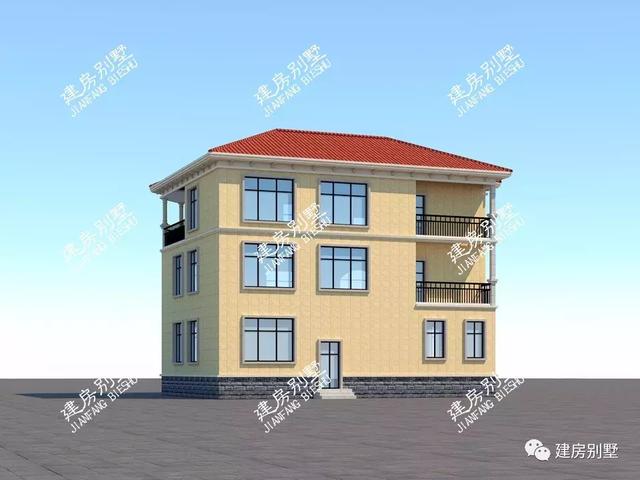 帶大堂屋和涼亭設(shè)計(jì)的農(nóng)村自建房圖，豪宅標(biāo)準(zhǔn)設(shè)計(jì)