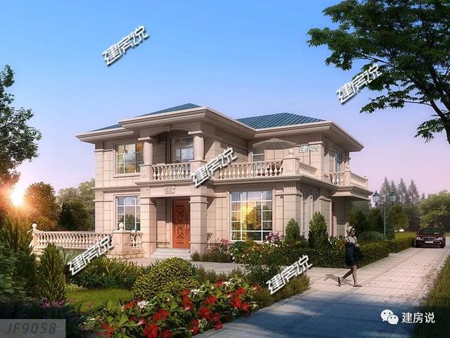 浙江省私人定制二層小洋樓，30萬就能建好