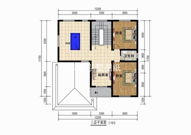 開間16.2米，進深11.7米二層小樓房設(shè)計，35萬能建好主體